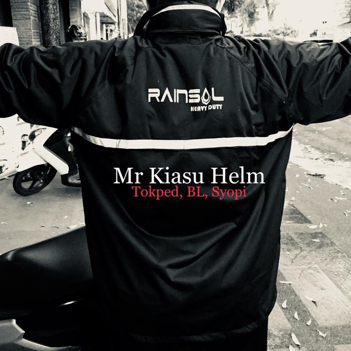 Jas hujan RAINSOL AXIO tipis ringan jumbo big size 3XL 4XL 5XL BESAR
