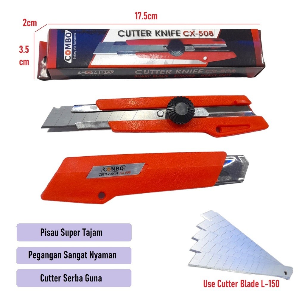 

Pisau Cutter Pemotong Kertas Besar CX 508