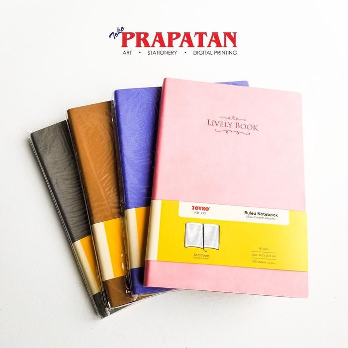 

Joyko Ruled Notebook Lively Buku Tulis NB-713 - Pink
