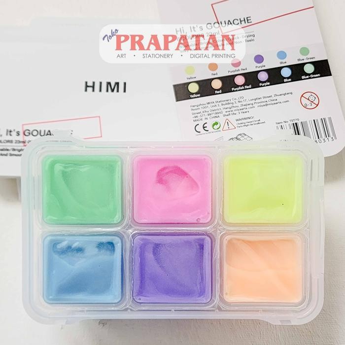 

Miya Himi Gouache GLOW IN THE DARK 6x23ml | Cat Gouache