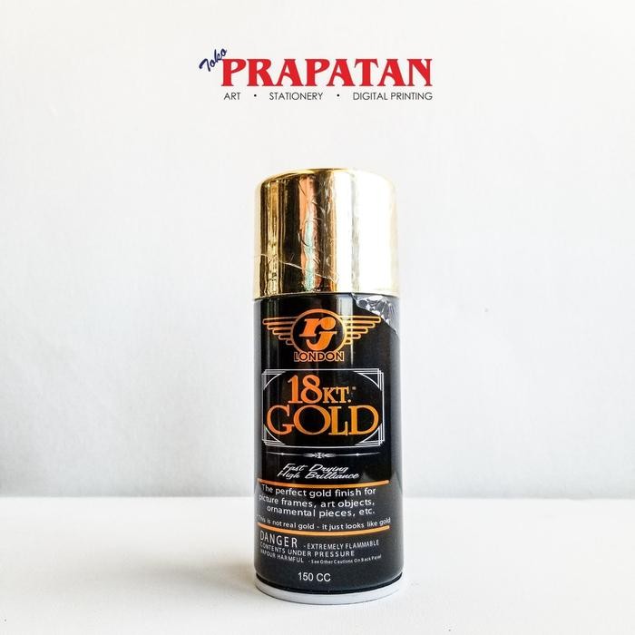 

RJ London 18kt Gold Acrylic Spray Piloks 150cc - Warna