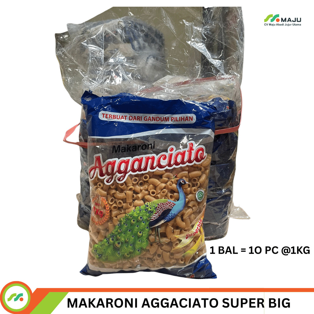 

MAKARONI AGGANCIATO SUPER BIG 1 KG BAL ISI 10 PCS– MEKAR SEMPURNA