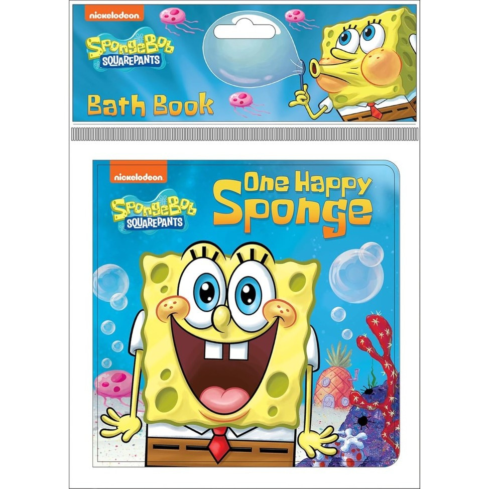 Nickelodeon Spongebob Squarepants - Sponge of Fun Waterproof Bath Book / Bath Toy