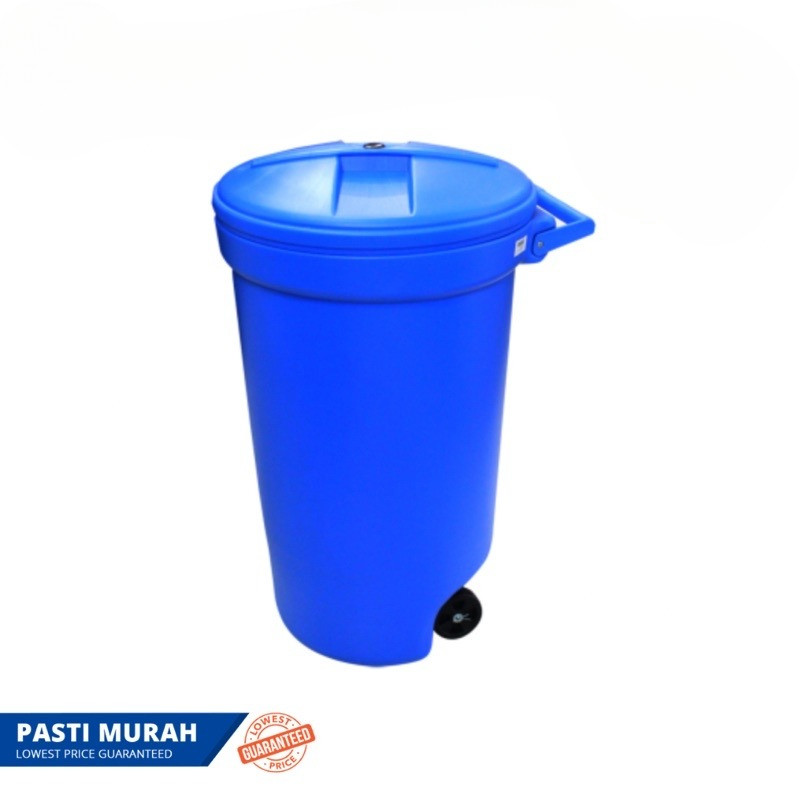 Tong Sampah 120 Liter Roda Maspion / Tempat sampah Jumbo Plastik