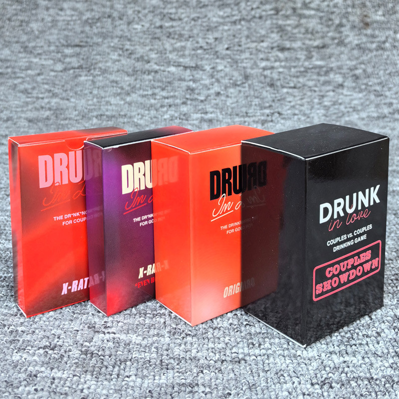 

The English Version of The Drunk in Love Couple Drinking Card Game Has An Interesting Date Night and Is Intoxicated By Love