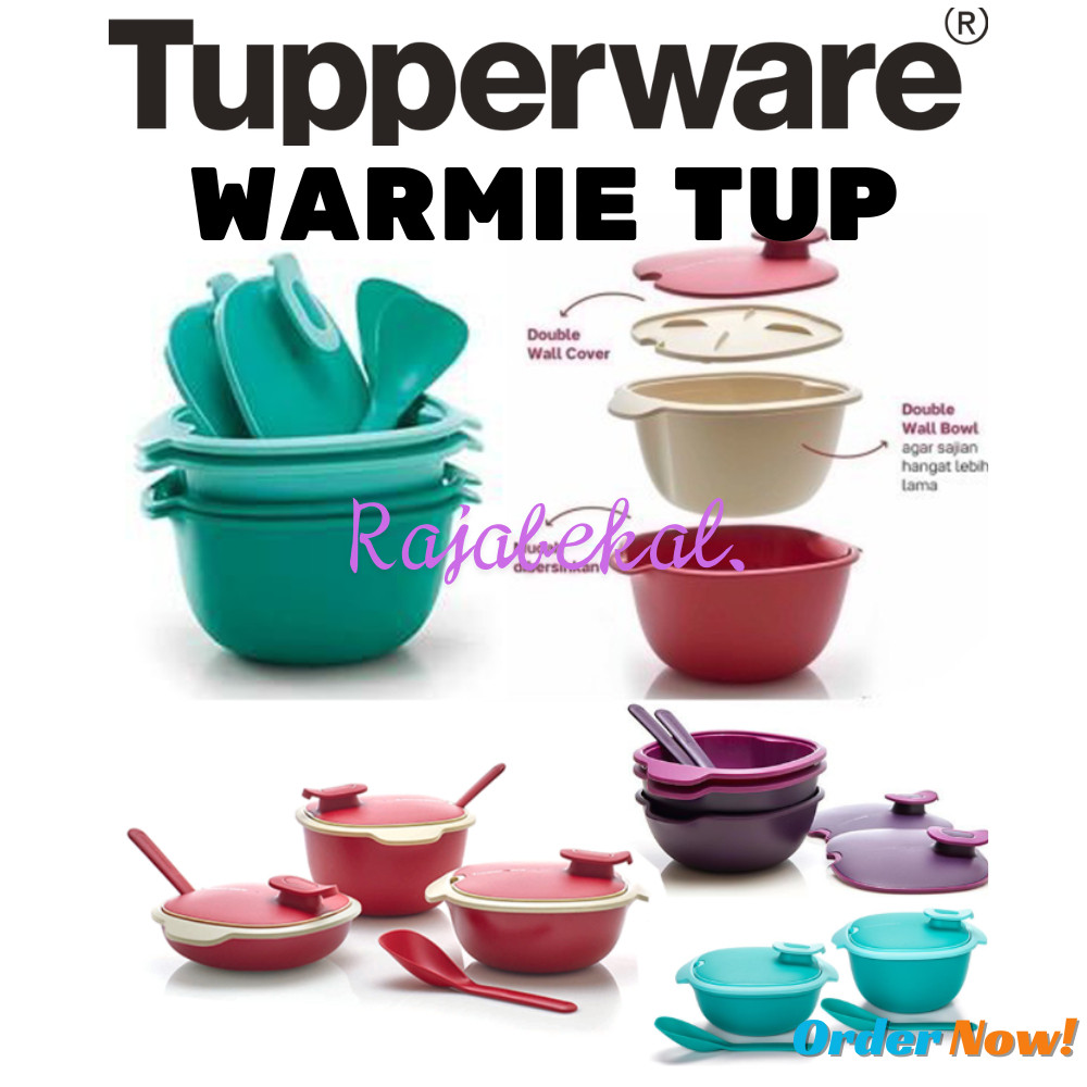 [BIG SALE] PROMO Tupperware Warmie Tup Server ECER 1pcs // Insulated Serving Wadah Saji Wadah Prasma