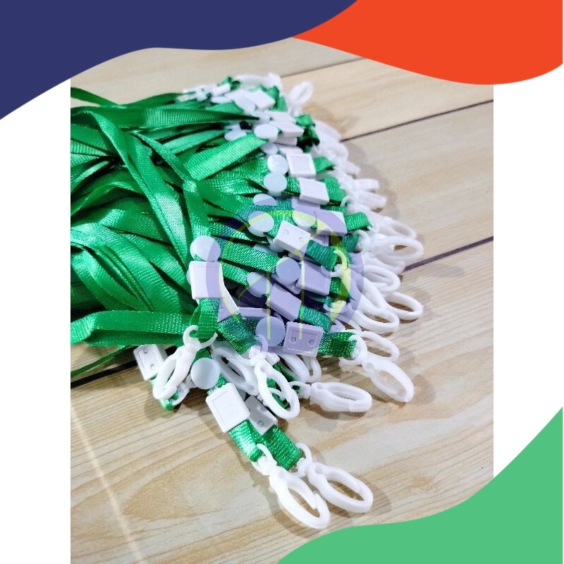 

(Pack=100Pcs) Tali ID Card Cantolan Plastik