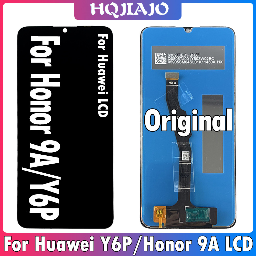 6.3" al For Huawei Y6P LCD MED-LX9 MED-LX9N Display Tou Screen Digitizer Assembly Replacement For Hu