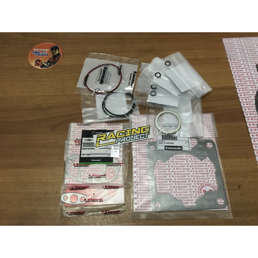 Paking TOP SET Ninja 150 R Lama 1827 KIS Original Kawasaki - Gasket Perpak Packing AC