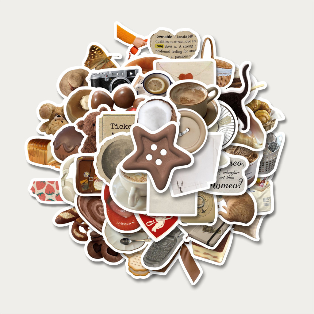 

Sticker Pack Stiker Espresso Inspired Retro Aesthetic Mix | Sticker TUMBLR | Stiker LAPTOP KOPER HELM