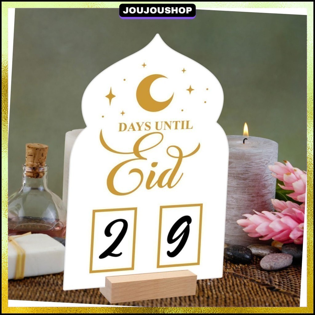 

Kalender Ramadhan Puasa Acrylic Ramadan Calendar Decoration - TK007
