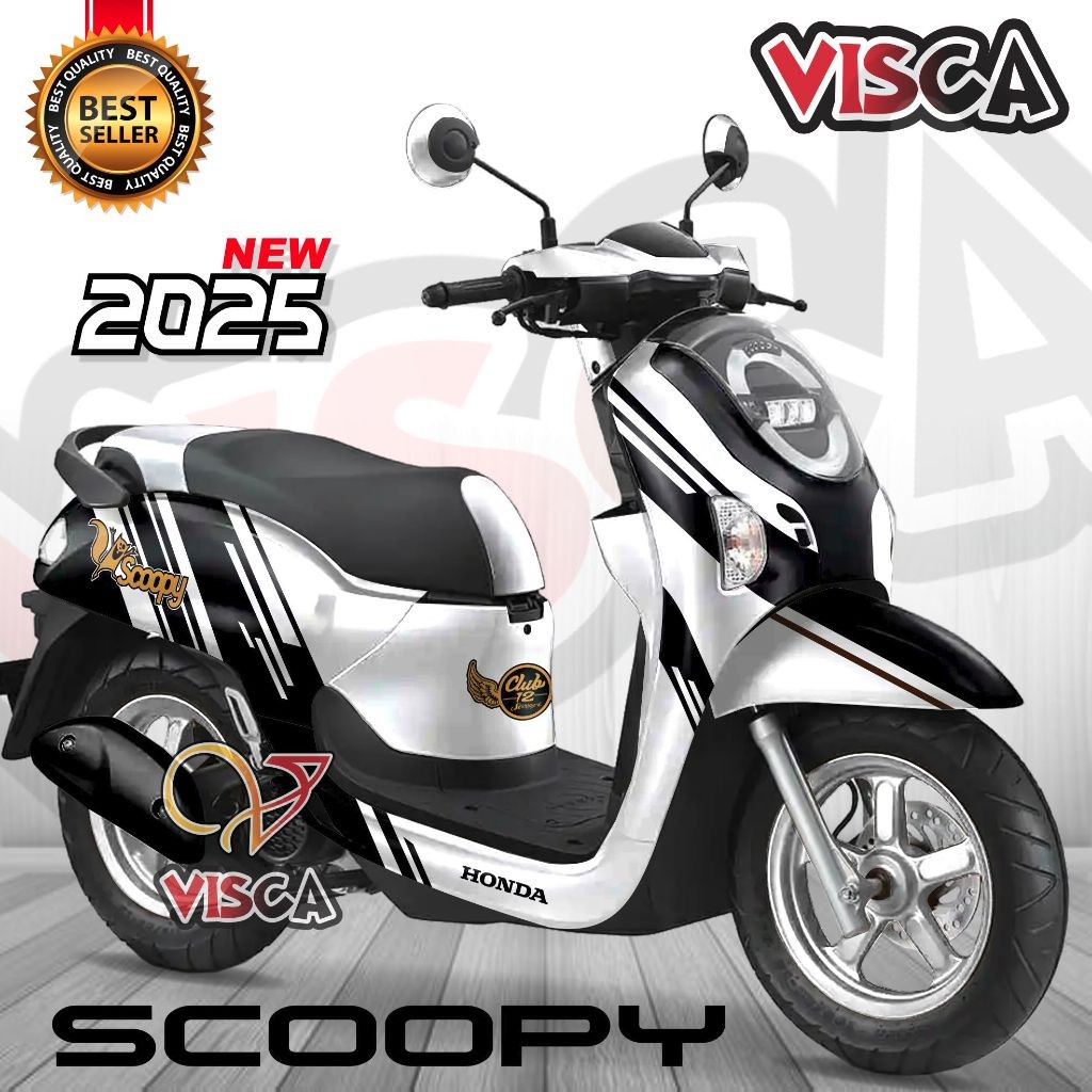 Decal Scoopy Full Body 2025 Stiker Scoopy Lagi Viral 2025 Decal Scoopy Full Body 2025 Striping Scoop