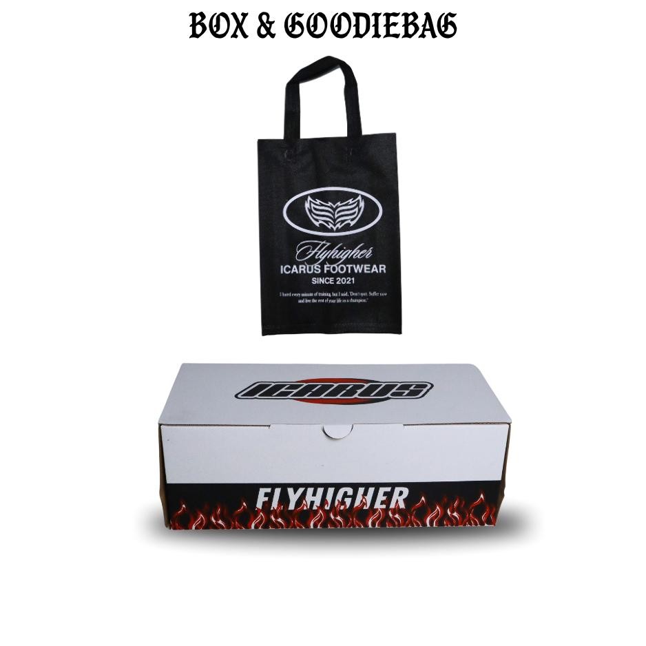 

kardus BOX TAMBAHAN + goodiebag sandal icarus footwear