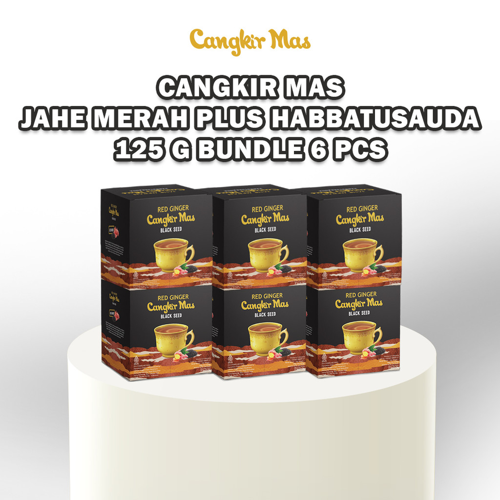 

CANGKIR MAS Jahe Merah Habbatussauda 6 Box