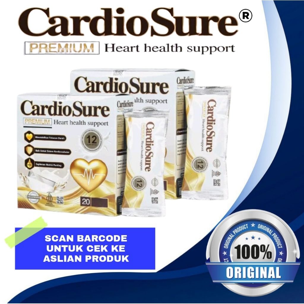 

Cardiosure Premium ® Menjaga Kesehatan Hipertensi Jantung Asam Urat Kolestrol