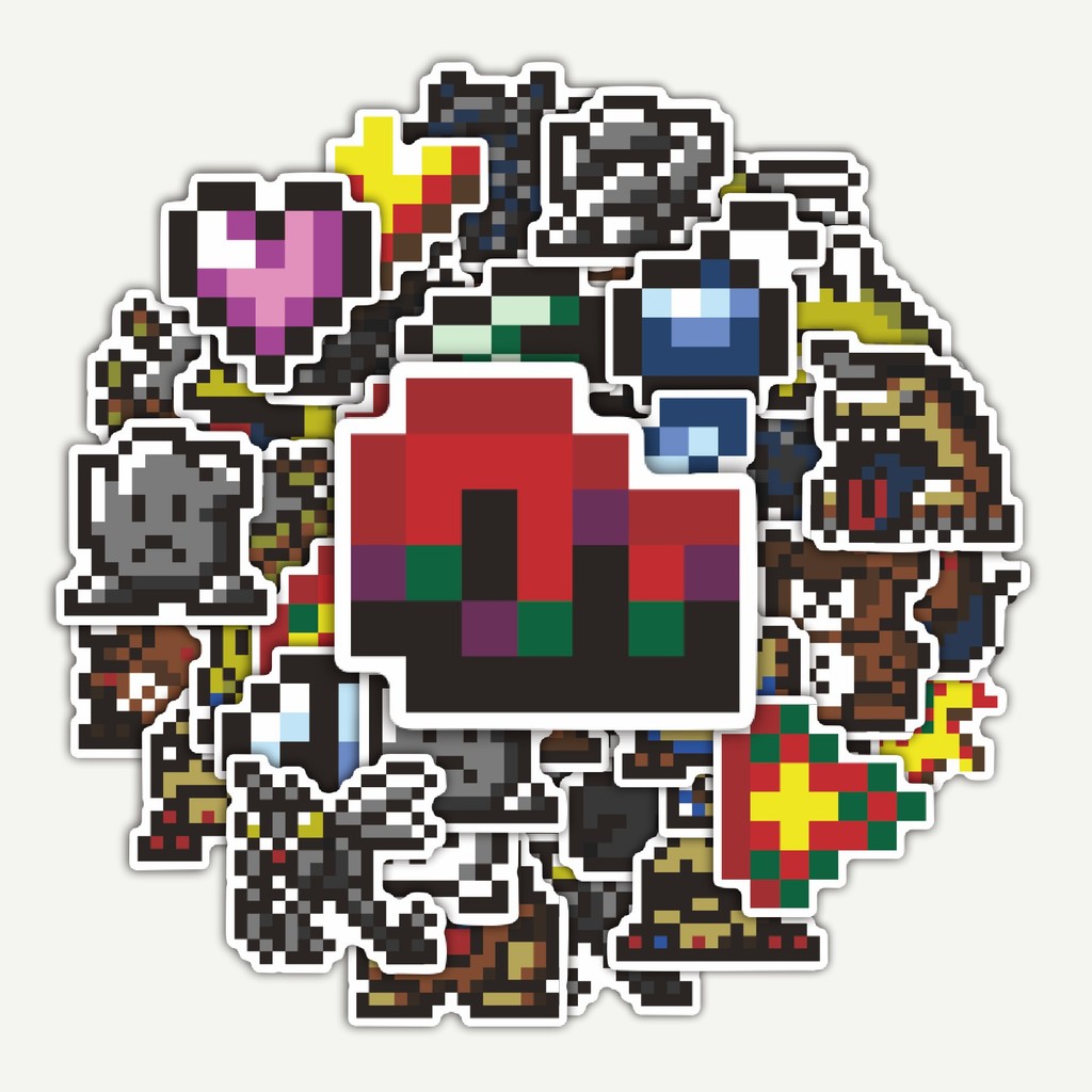 

Sticker Pack Stiker Pixel Digimon V62 | Sticker TUMBLR | Stiker LAPTOP KOPER HELM