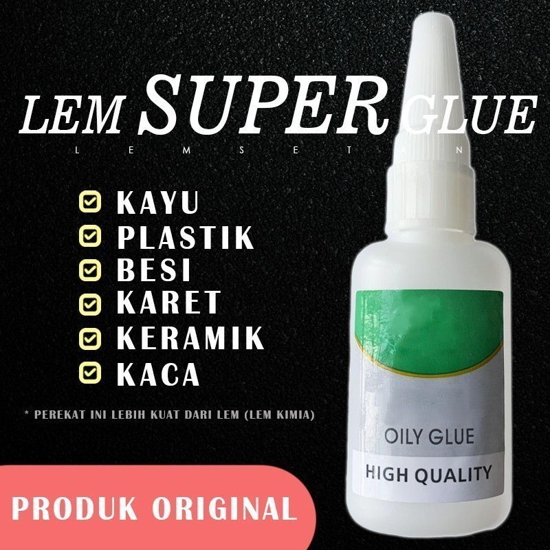 

Oily glue Lem Super Glue Super Perekat Kuat Lem Korea lem serbaguna lem super kuat