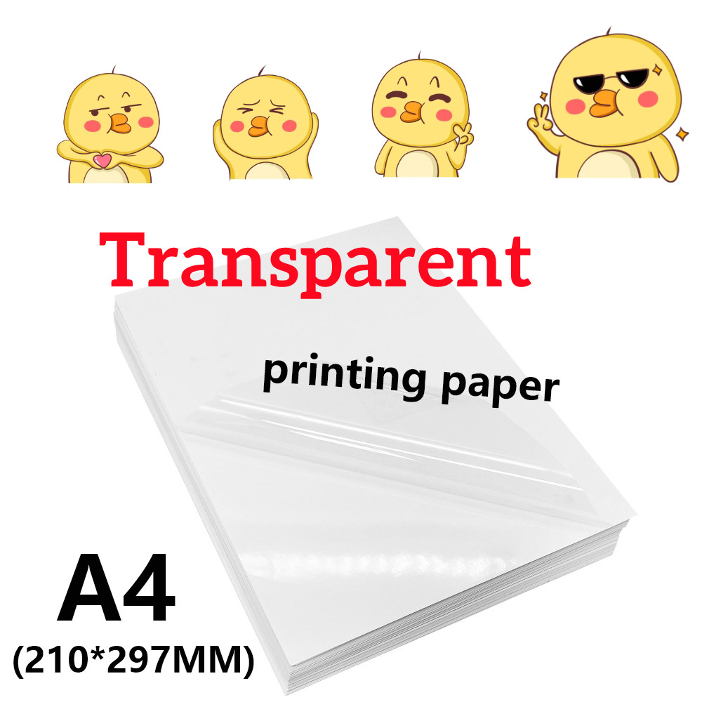 

10pcs /50pcs Waterproof A4 Laser Inkjet Printer Copier Craft Paper White Self Adhesive Sticker Label Sheet kraft paper