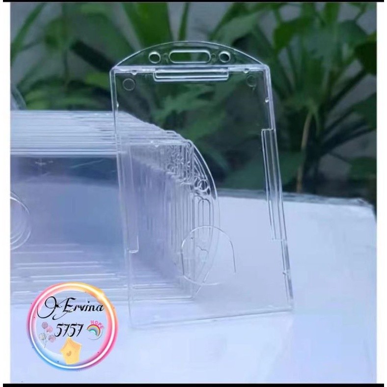 

50pcs casing id card / casing id card acrylic / tempat id card holder