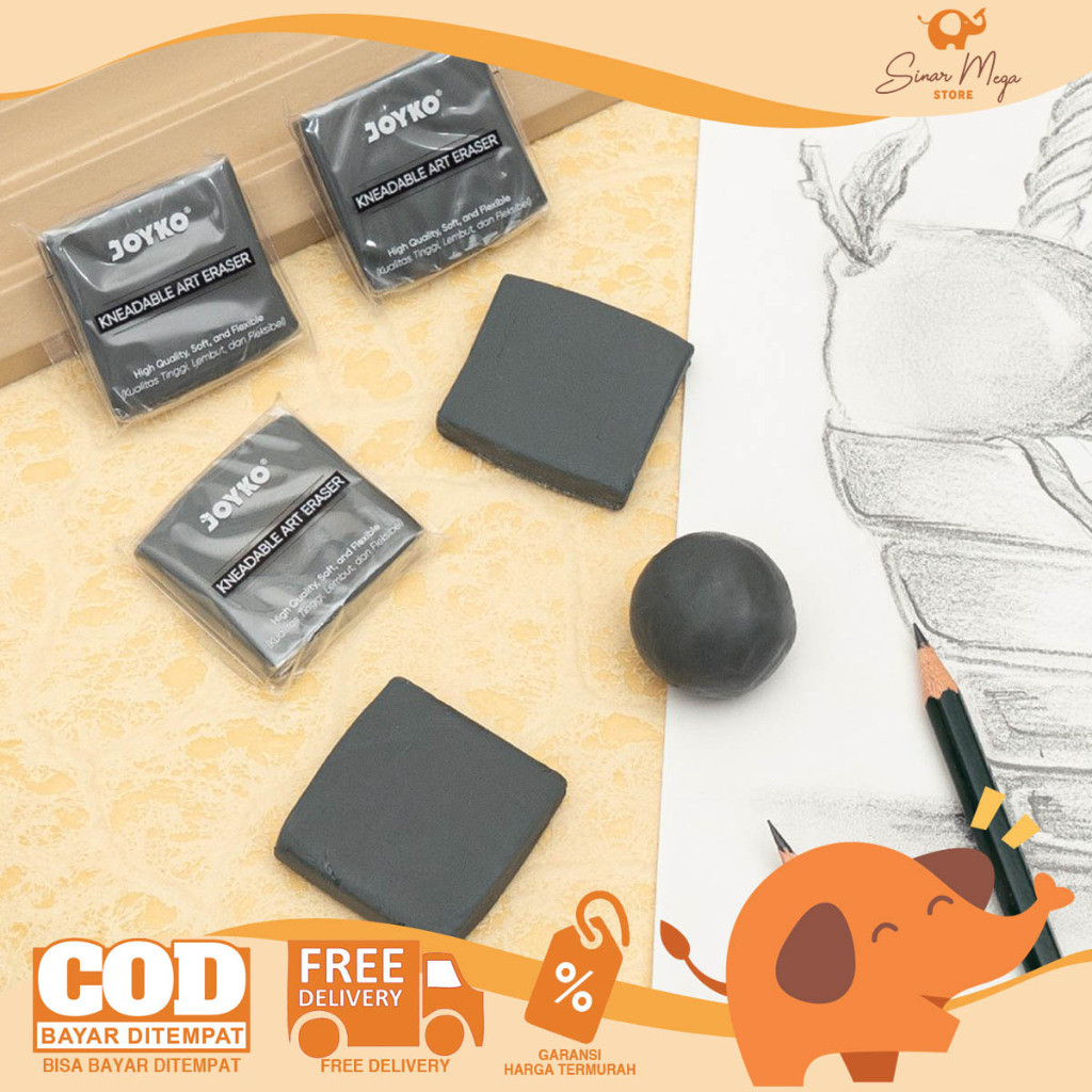 

Joyko Penghapus Kneadable Art KER-138 / Penghapus Plasticin Elastis