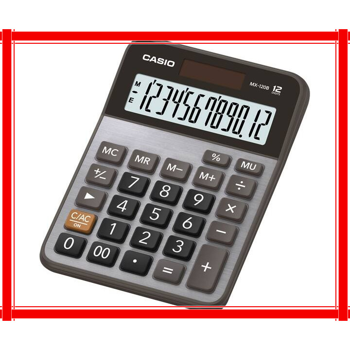 

Casio MX-120B-W-DC Kalkulator Meja Mini 12 Digit Layar Ekstra Besar, Tenaga Ganda Solar dan Baterai