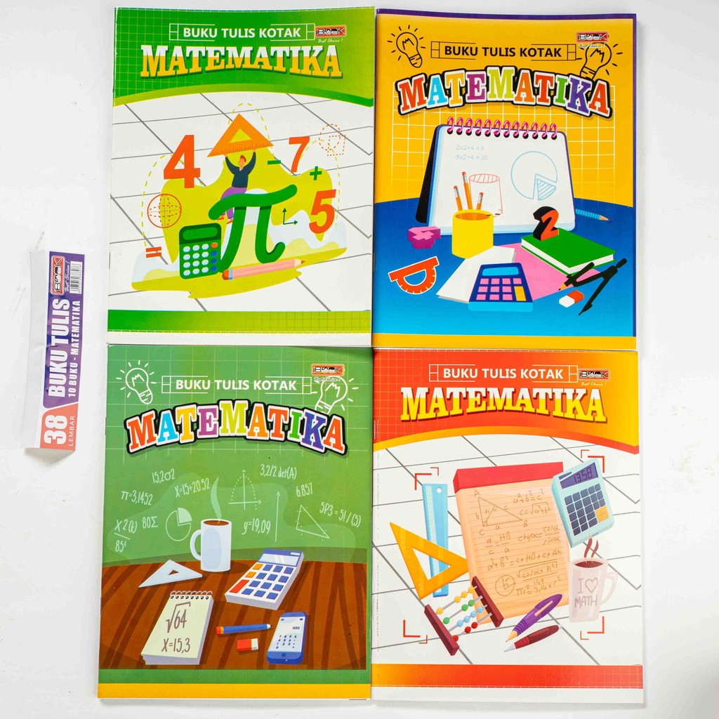 

Buku Tulis iBook isi 38Lbr Matematika @ 10 Pcs