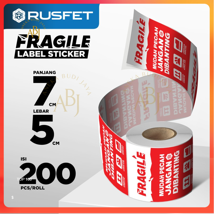 

Stiker Fragile Jangan Di Banting/Stiker Unboxing Label Pengiriman -