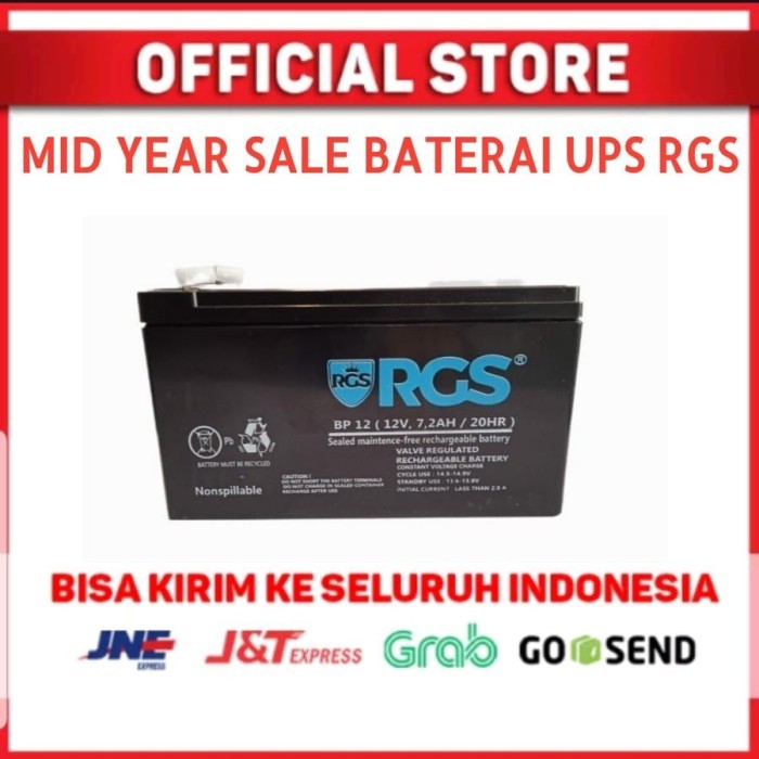 Baterai UPS 12v 7,2ah RGS/Battery UPS 12v 7,2ah apc ica prolink