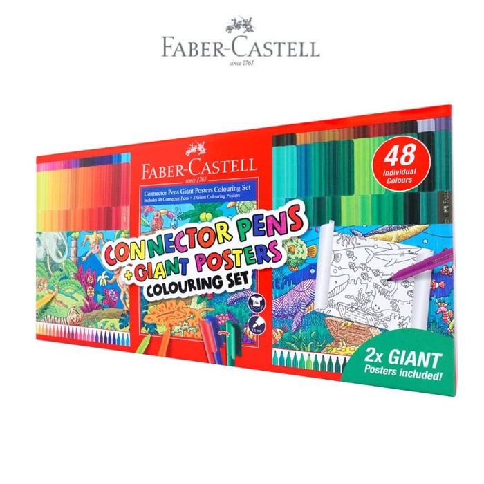 

Faber-Castell Connector pen set48 Giant Poster - -