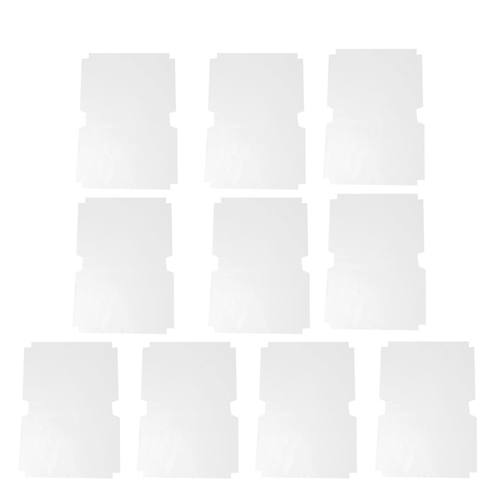 

10 Pcs Book Covers Plastic Transparent Protective Reusable Clear Exercise Notebook Stationery Supplies for Students Kids