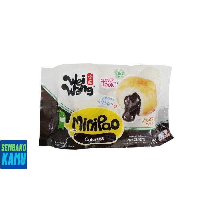 

Wei Wang Minipau Cokelat 21 pcs