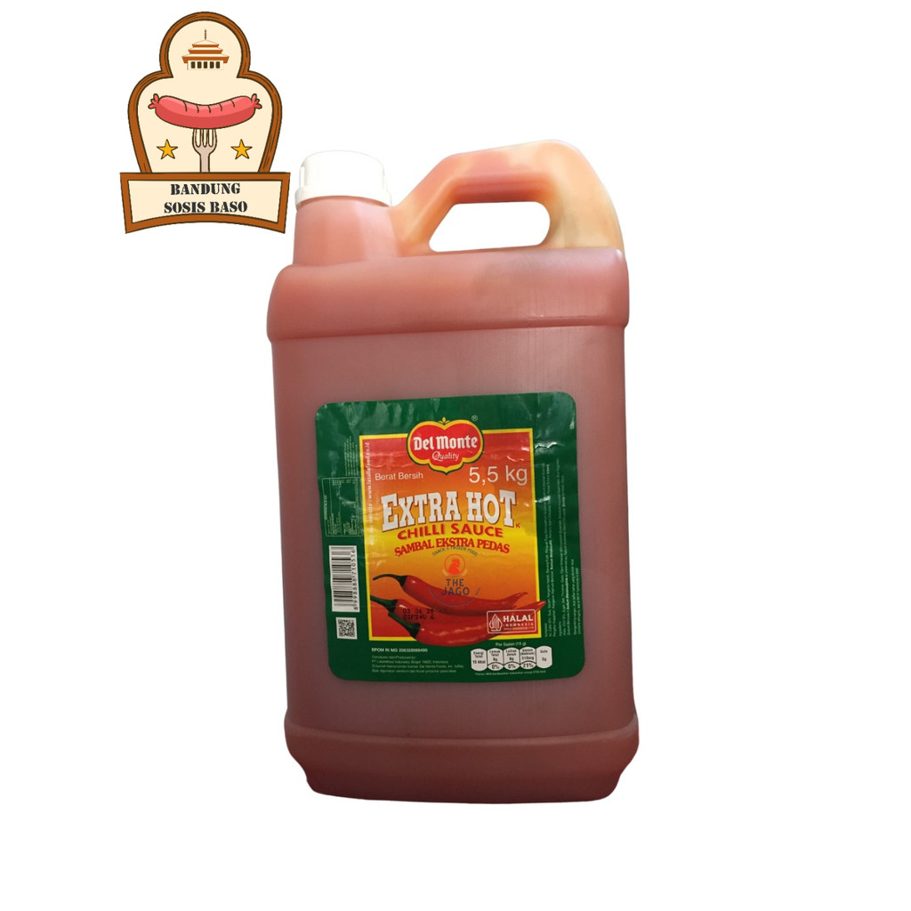 

Saus Sambal Del Monte Extra Hot 5,5kg Kompan - Solusi Praktis & Hemat untuk Usaha Kuliner