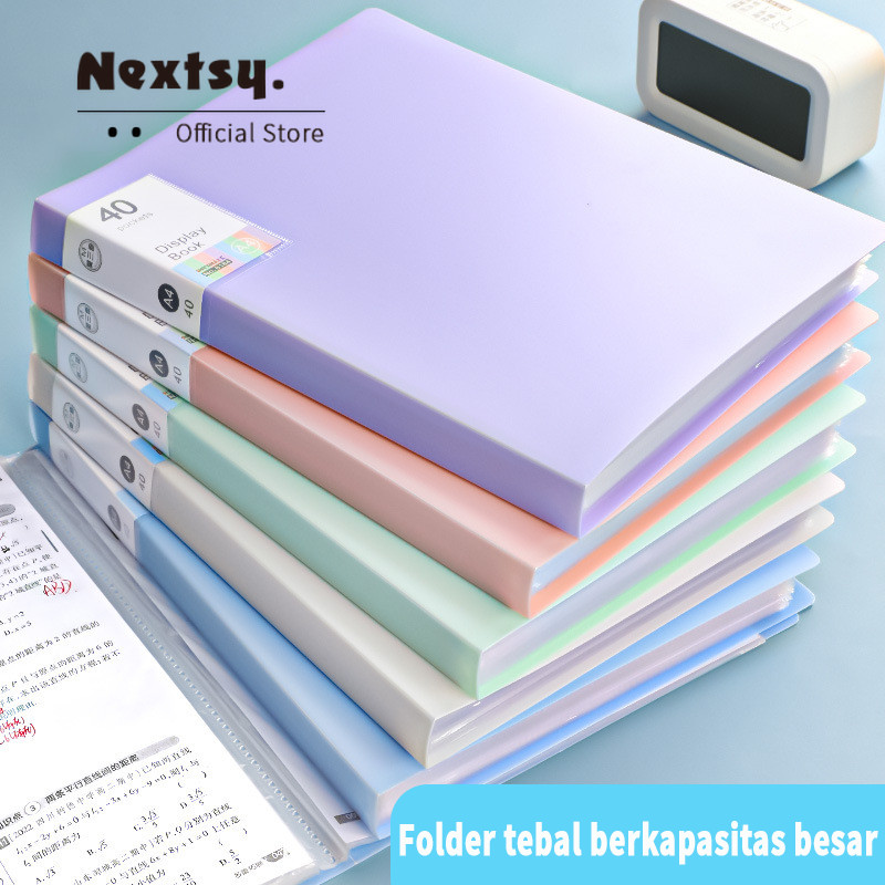 

Nextsy Folder Laporan A4 20/30/40 Halaman Untuk Menyimpan Dokumen