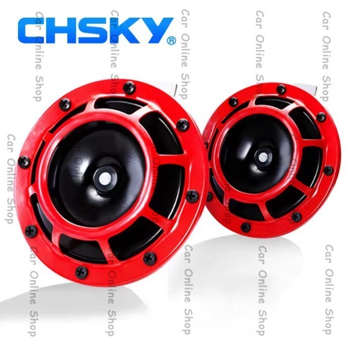 

CHSKY Klakson Disc Super Tone (Supertone) Horn Set 12V / 118dB Mobil Motor