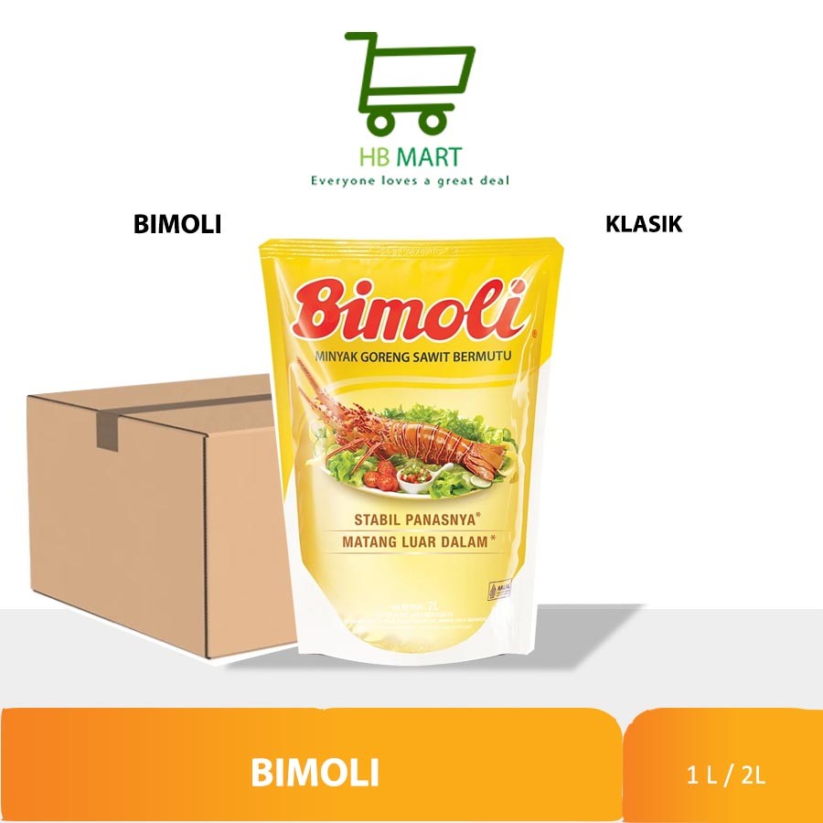 

MINYAK GORENG BIMOLI SPESIAL / KLASIK / 1 LITER / 2 LITER 1 DUS - 1 KARTON