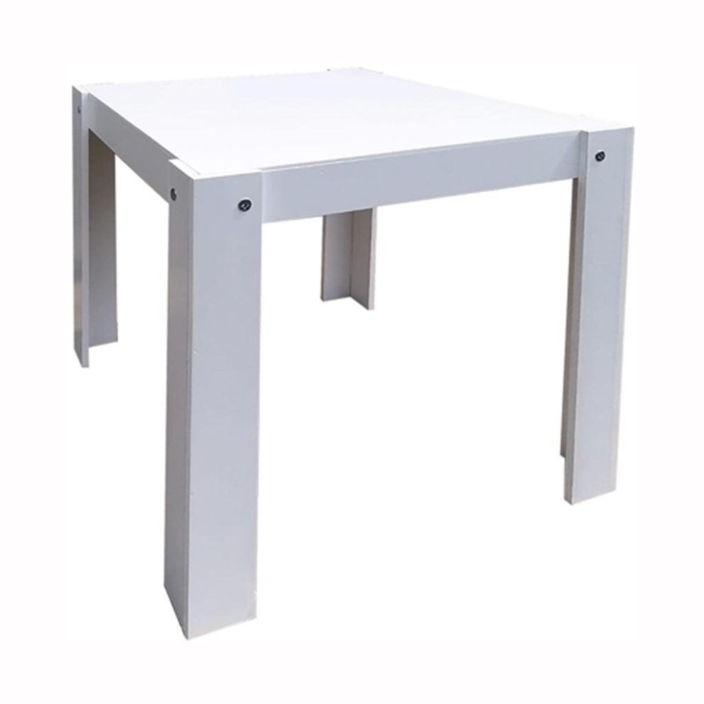ZYO Luna - Dekoruma Side Table / Meja Samping / Nakas Minimalis / Meja Kopi Particle Board - White