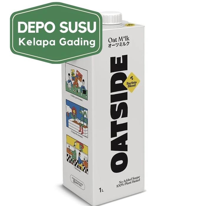 

BEST SELLER Oatside Barista Chocolate Hazelnut Blend Oat Milk Drink Minuman Oatly - Barista Blend