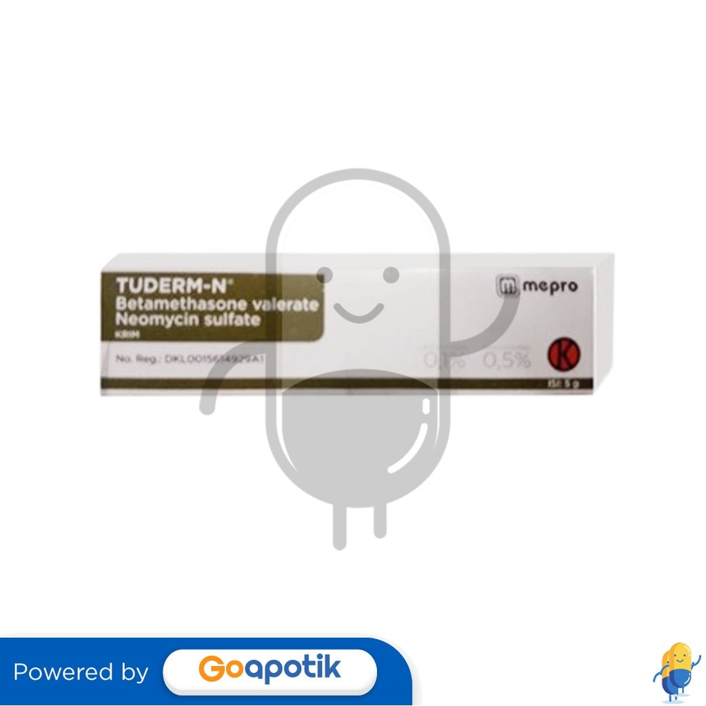 Tuderm N Cream Isi 5 Gram Tube