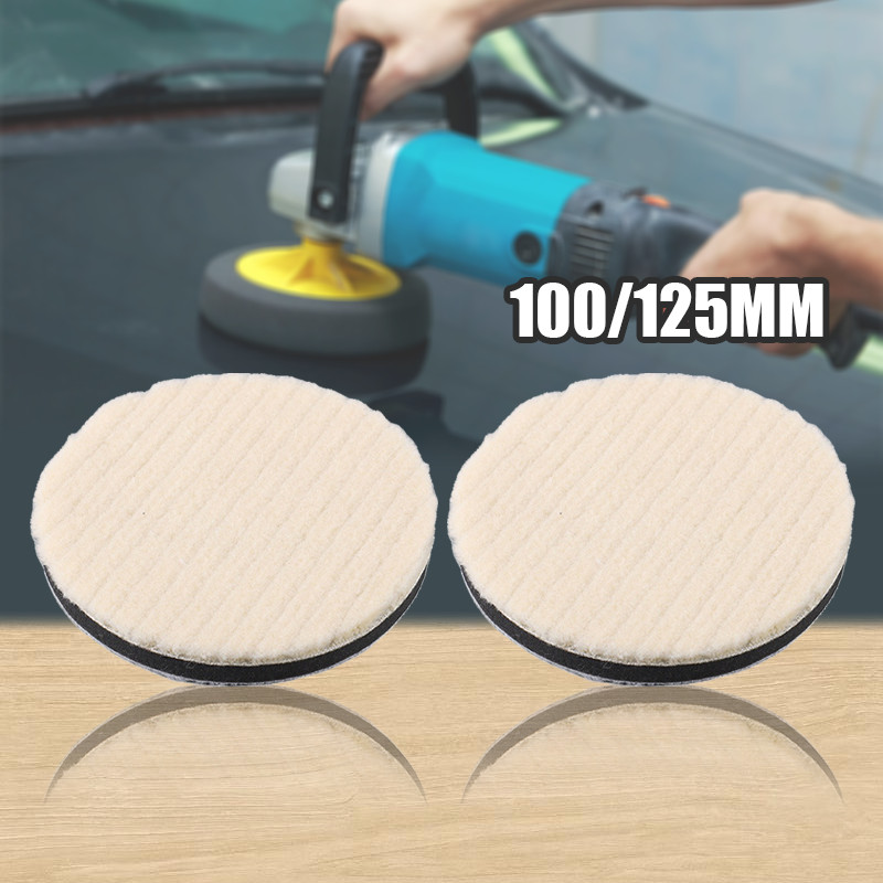Poles Kaca Mobil Wool Glass Felt Polishing Pad 4/5 Inch Polisher Pad Poles Woolen Soft Polisher Wool
