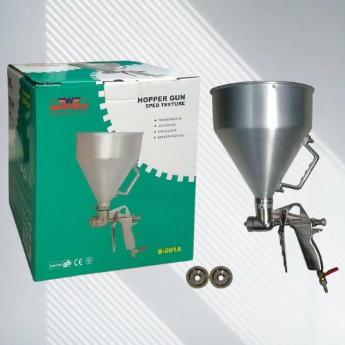 Spray Gun Texture WIPRO /Hopper Gun/Alat semprot texture Stainles Berkualitas