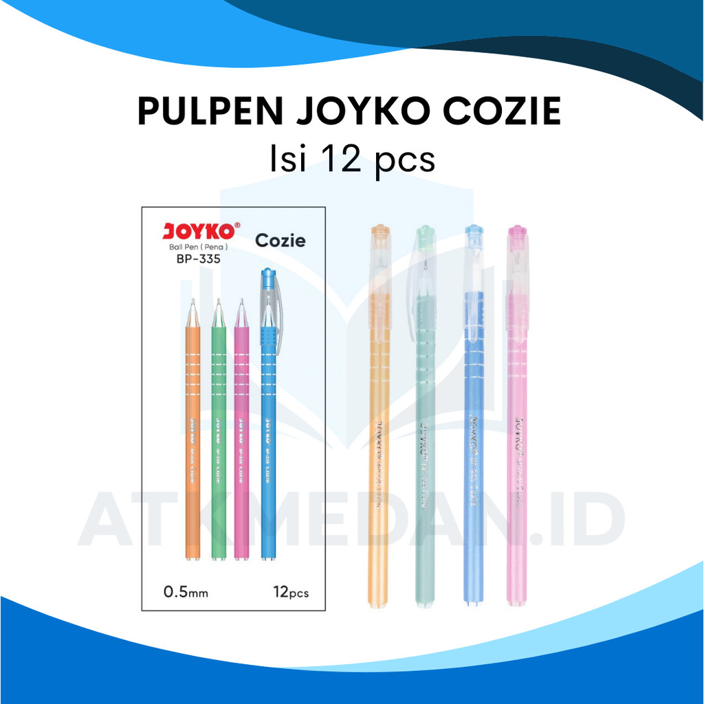 

PULPEN JOYKO BP-335 COZIE PER BOX ISI 12 PCS 0.5MM