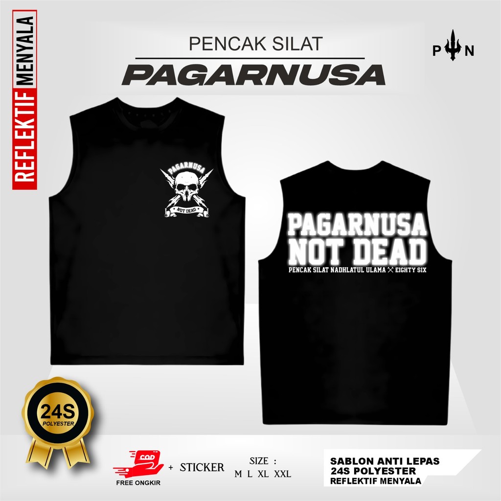 SINGLET PAGAR NUSA MENYALA PAGAR NUSA NOT DEAD -  DISTRO PAGAR NUSA - SINGLET PAGAR NUSA MENYALA TER