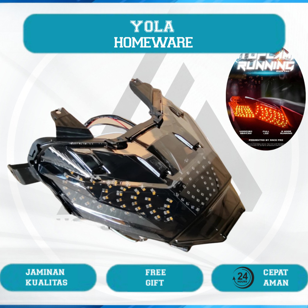 STOPLAMP RUNNING VARIO 160 ABS CBS MODUL STOPLAMP RUNNING VIETNAMPART MIKA SMOKE VARIO 160 CBS ABS