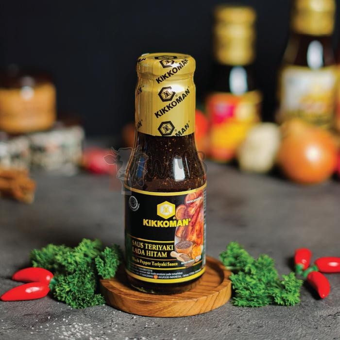 

PROMO! Kikkoman Blackpaper Sauce / Saus Lada Hitam Teriyaki Halal - 300grm