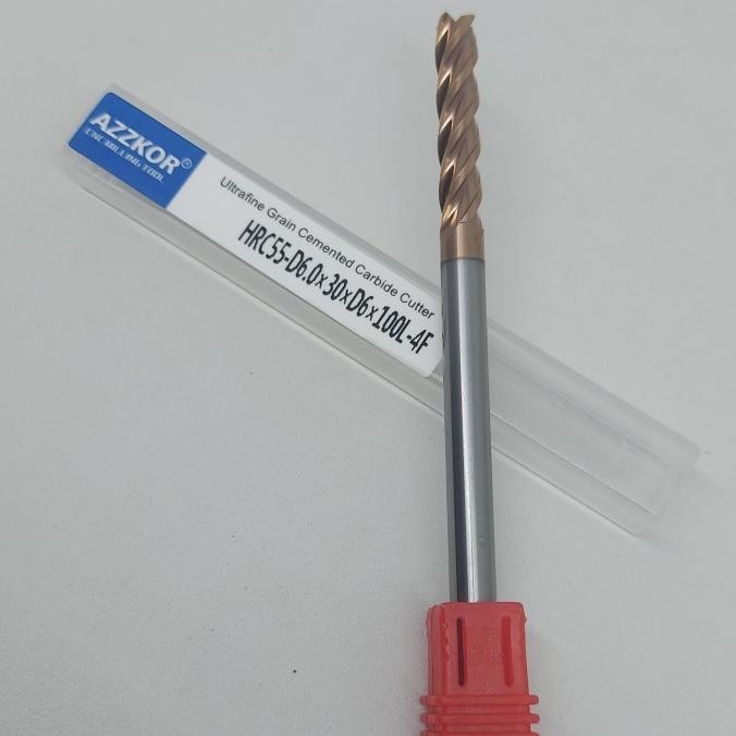 

READY Endmill Long D6mm 4F hrc55 ,endmill carbide 6mm 4F HRC55 long 100