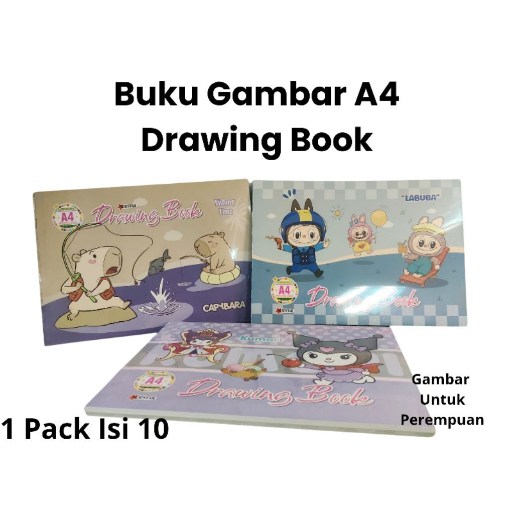

BUKU GAMBAR ANAK UK A4 1 PACK ISI 10 PCS