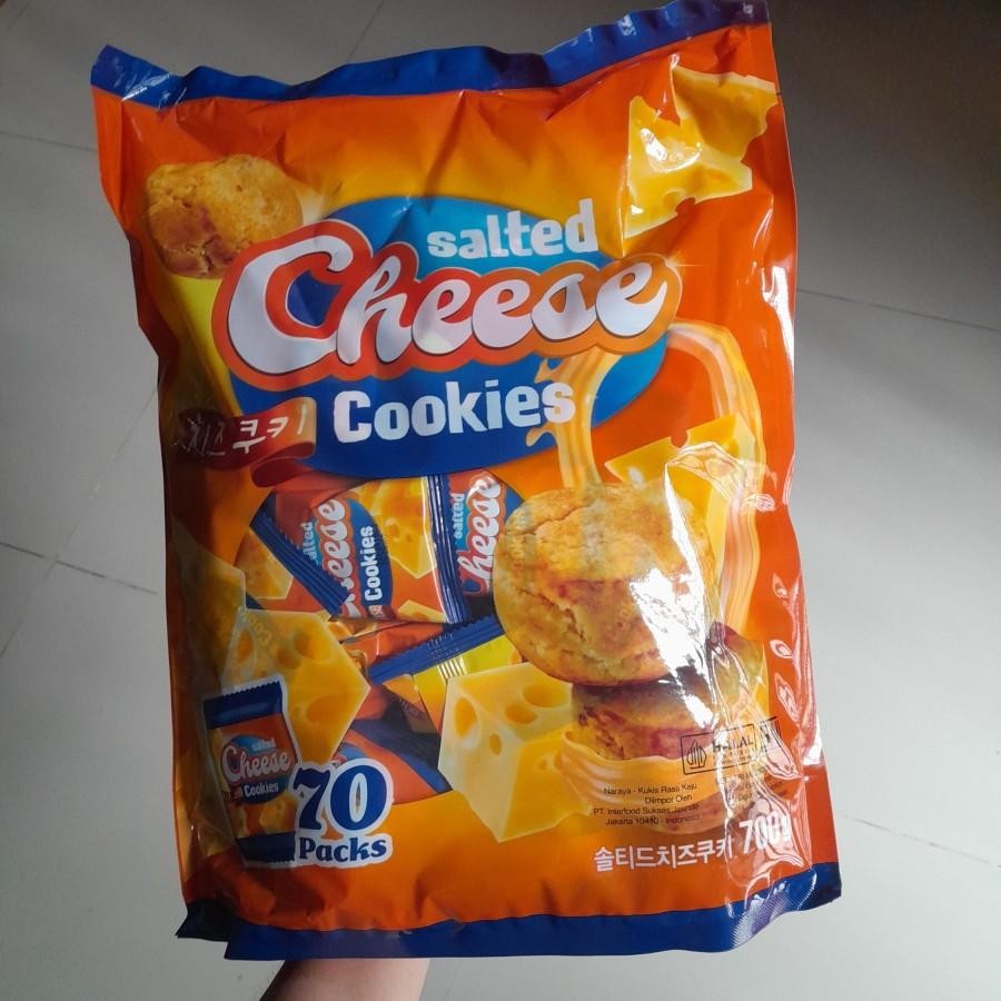 

Naraya Salted Cheese Cookies Kukis Import ( 70 Packs )