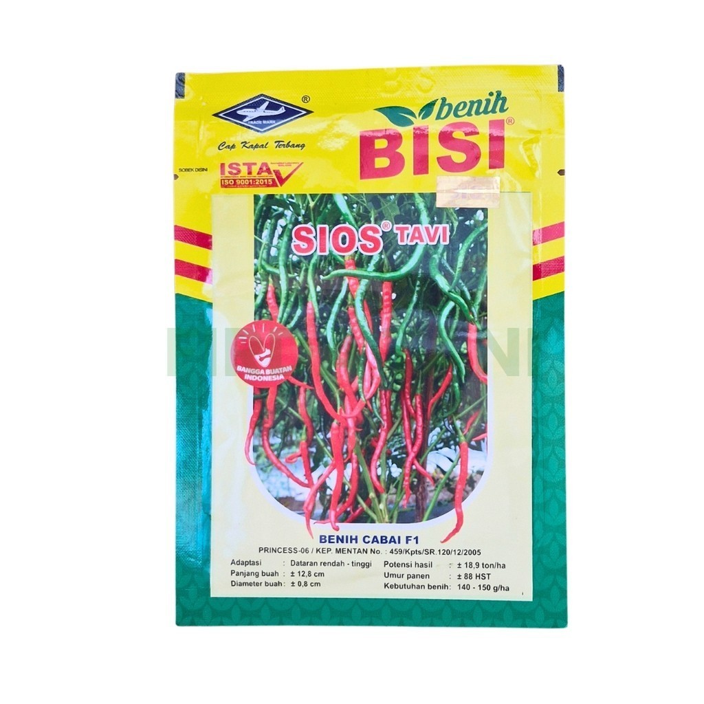 Bibit Cabai Keriting Sios Tavi – F1 Hibrida Tahan Gemini Virus