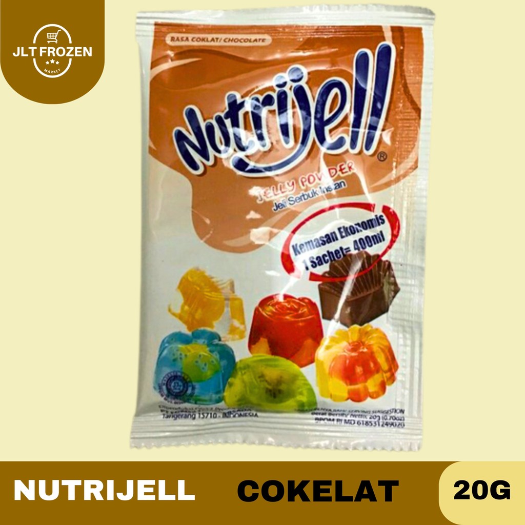 

Nutrijel Ekonomis 12g/20gr - 1 PCS / Rasa Coklat / Dark Choco / Nutrijell eko
