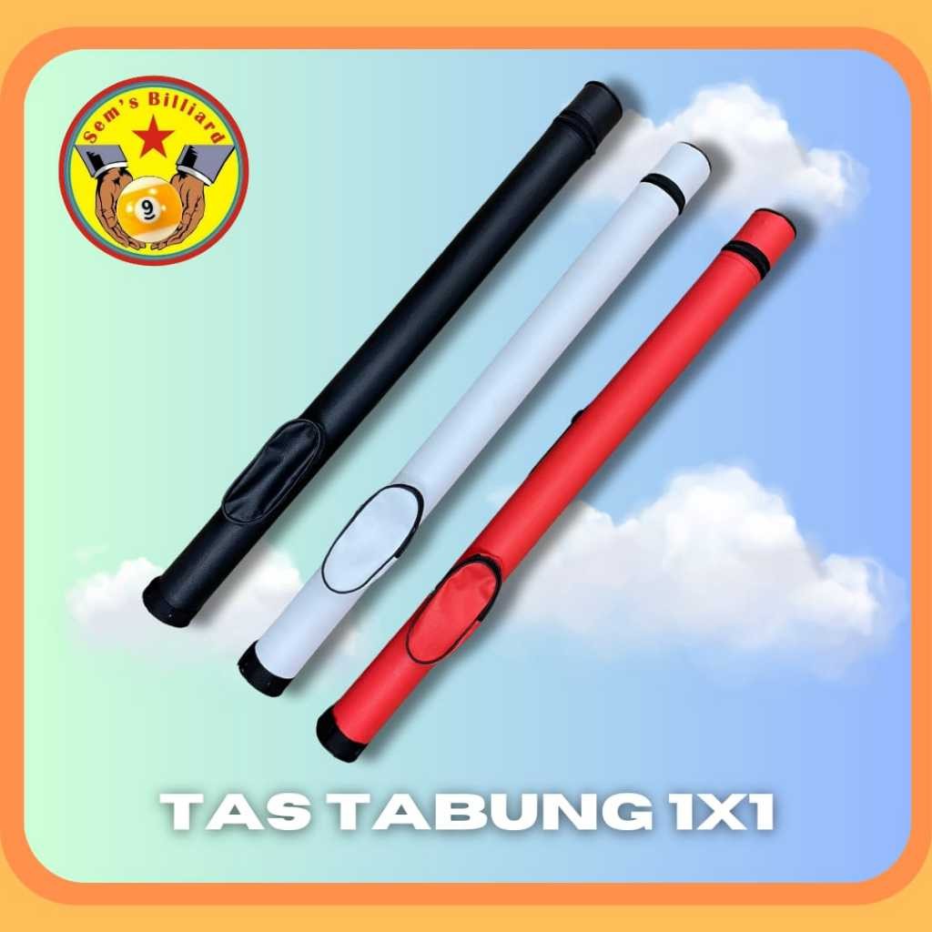 Tas Stick Billiard 1x1 Tabung - Black - Stick Billiard